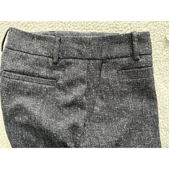 Van Heusen Studio Womens Stretch Dark Gray Tweed Straight Leg Dress Pants 2R - Picture 12 of 12